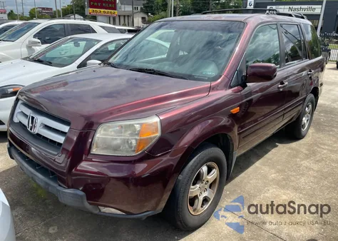 2007 Honda Pilot Exl из США, поврежденный, VIN 2HKYF18697H532313